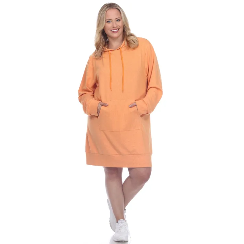 Hoodie Sweatshirt Dress - Plus sold by Dress Barn