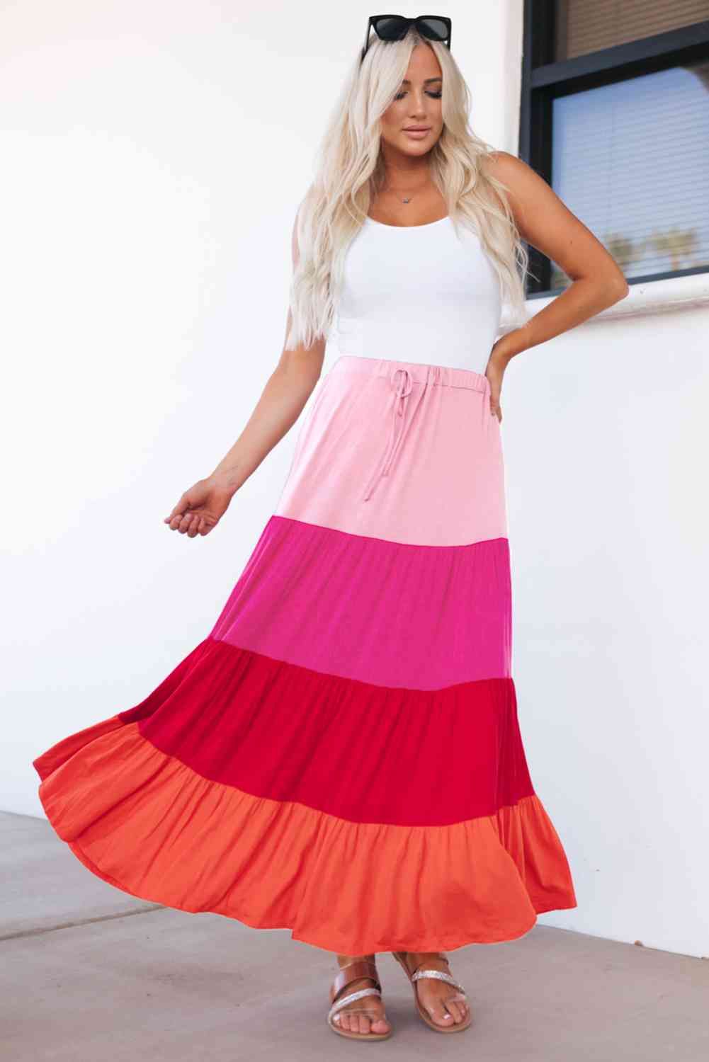 Mariana Tiered Maxi Skirt sold by Dress Barn product image thumbnail 5