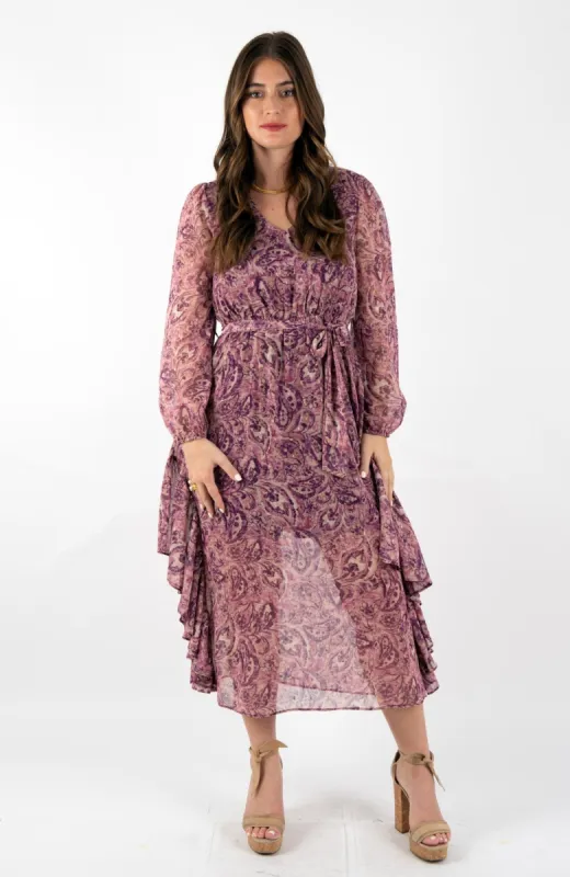 Printed Caterina Maxi Dress sold by Dress Barn