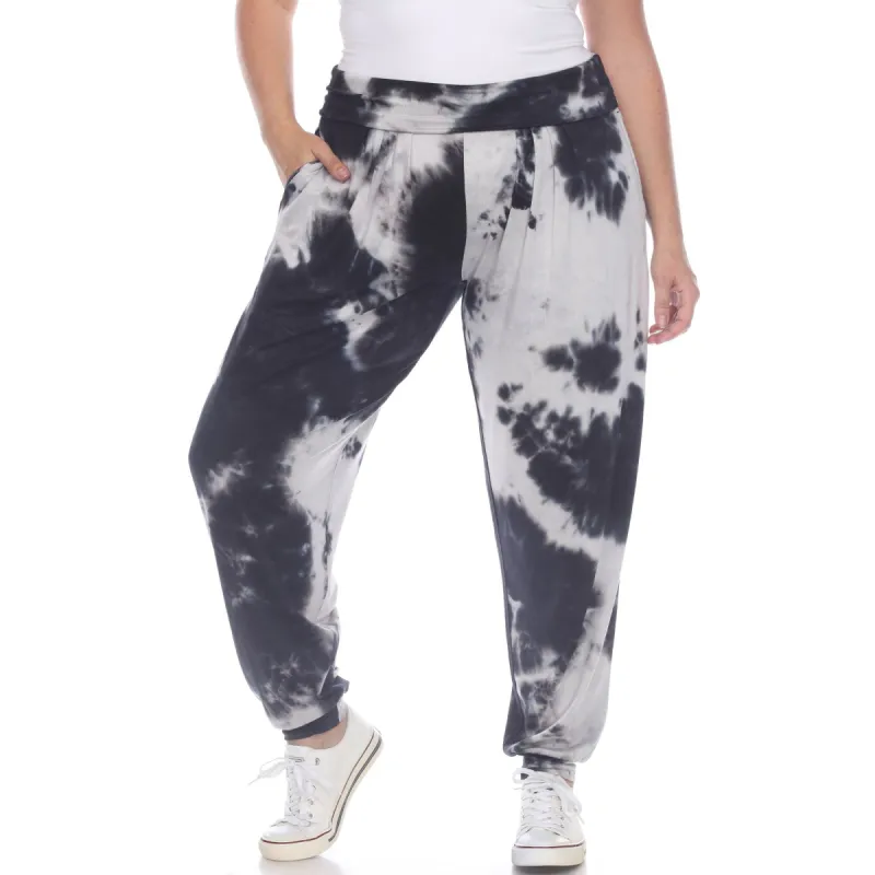 Tie Dye Harem Pants - Plus sold by Dress Barn