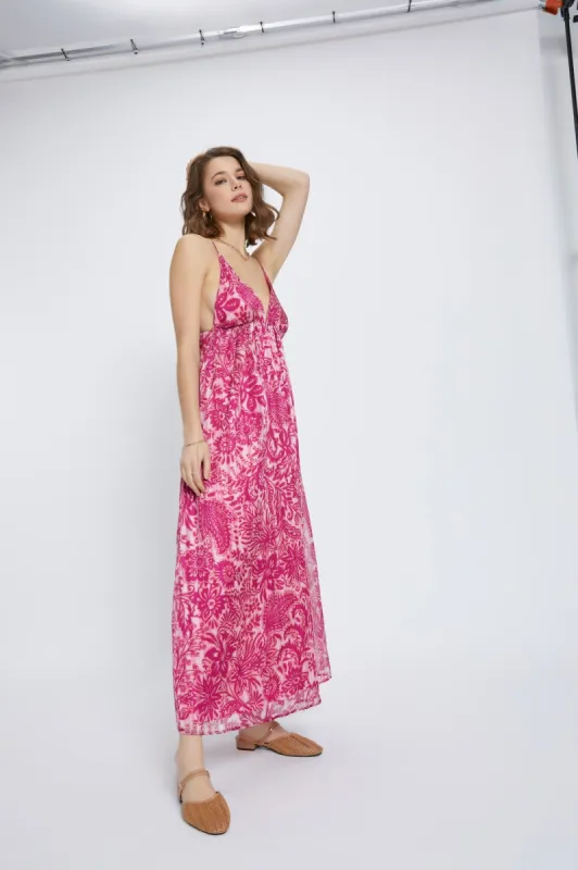 Printed Azure Maxi Dress sold by Dress Barn