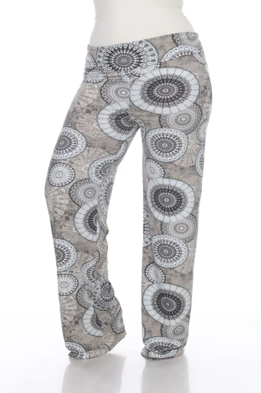 Circle Print Palazzo Pants - Plus sold by Dress Barn