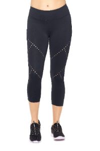 Airstretch Mid-Rise Diamond Laser Cut Capri Leggings sold by Dress Barn