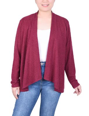 NY Collection Long Sleeve Swing Cardigan sold by Dress Barn