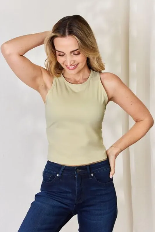 Essential Round Neck Slim Tank sold by Dress Barn