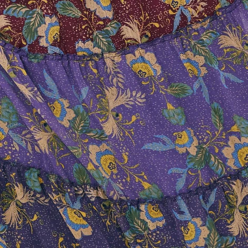 Figueroa & Flower Floral Chiffon Maxi Dress - Plus sold by Dress Barn product image thumbnail 4