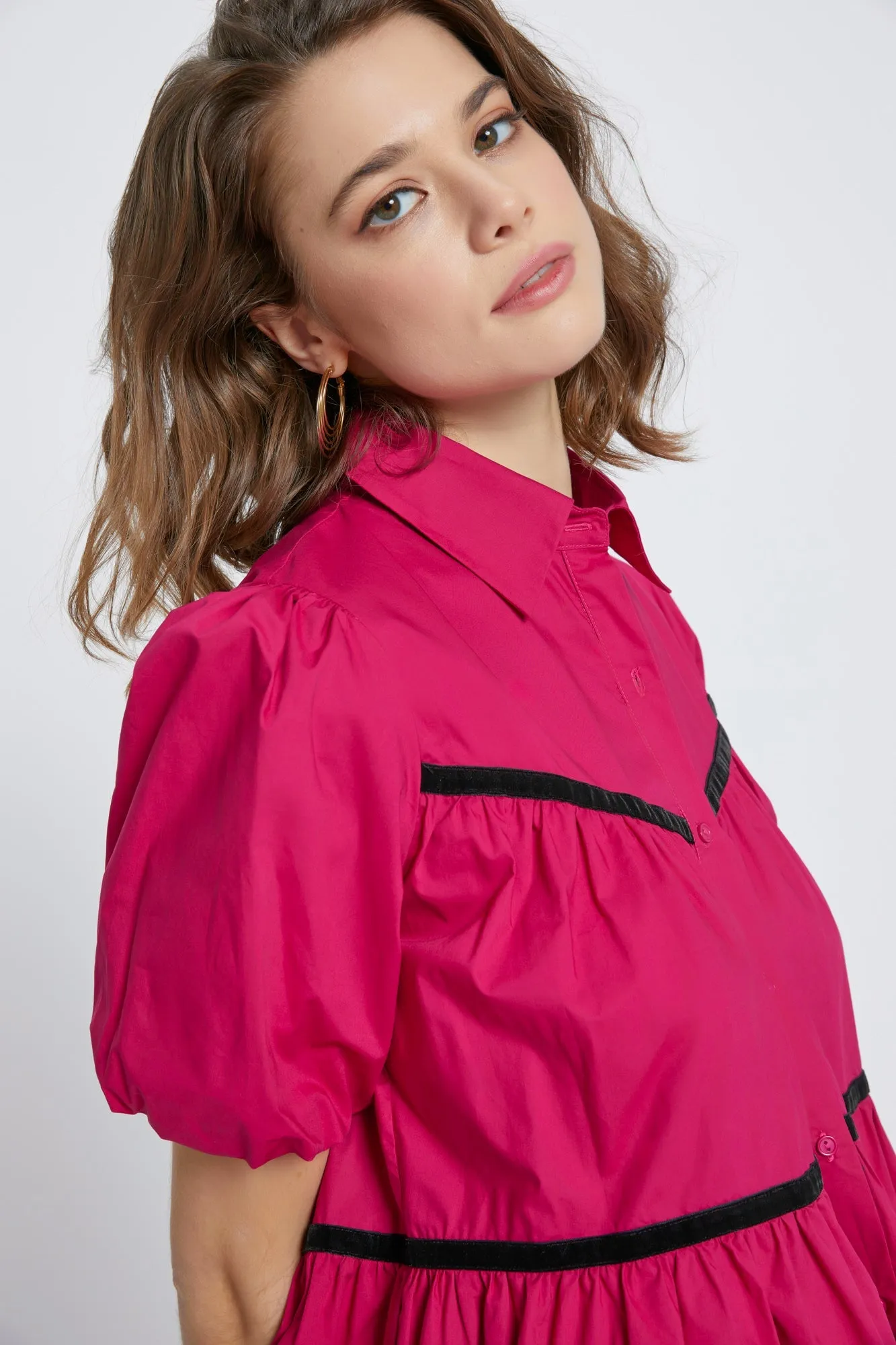 Solid Mila Poplin Dress sold by Dress Barn product image thumbnail 3