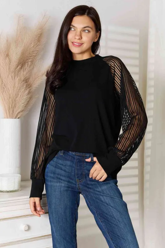 Raglan Sleeve Top - Plus sold by Dress Barn