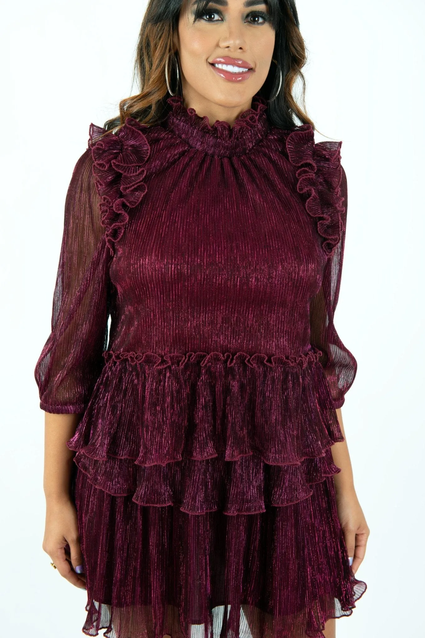 Stripe Days Ruffle Top sold by Dress Barn