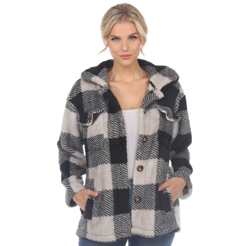 Women's Plaid Shacket sold by Dress Barn