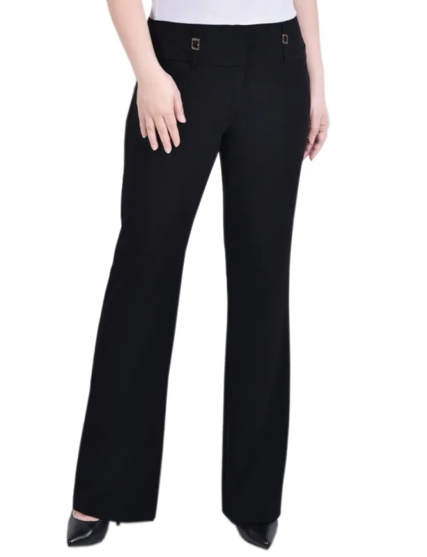 Wide Waist Stretch Pants - Petite sold by Dress Barn