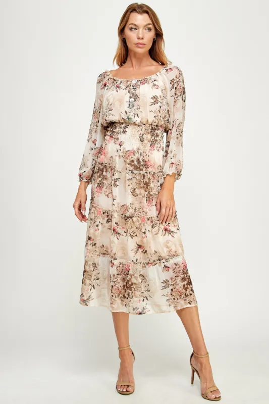 Figueroa & Flower Vintage Floral Maxi Dress sold by Dress Barn