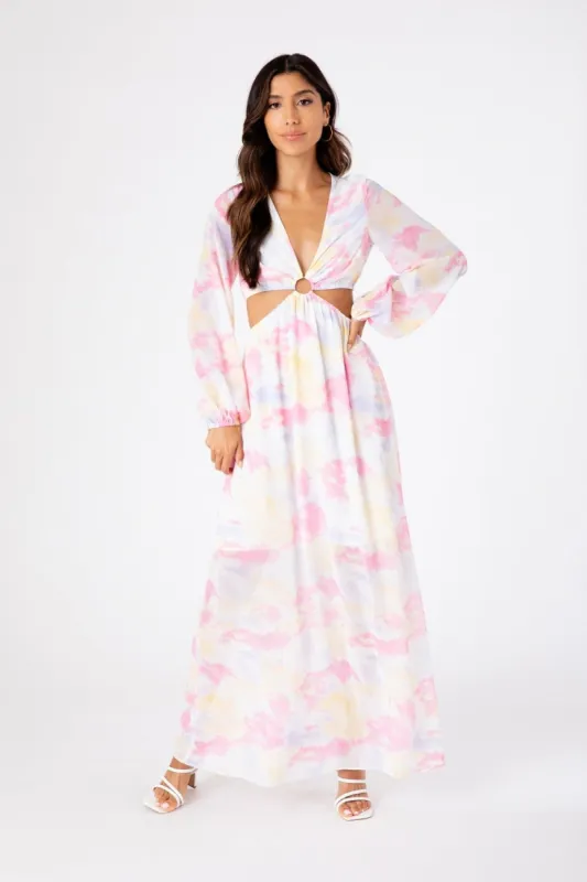 Tie dye Mykonos Dress sold by Dress Barn