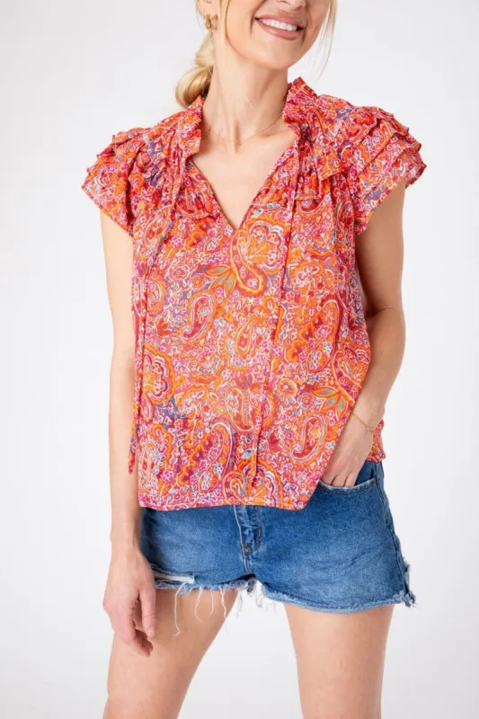 Printed Jasmine Top sold by Dress Barn