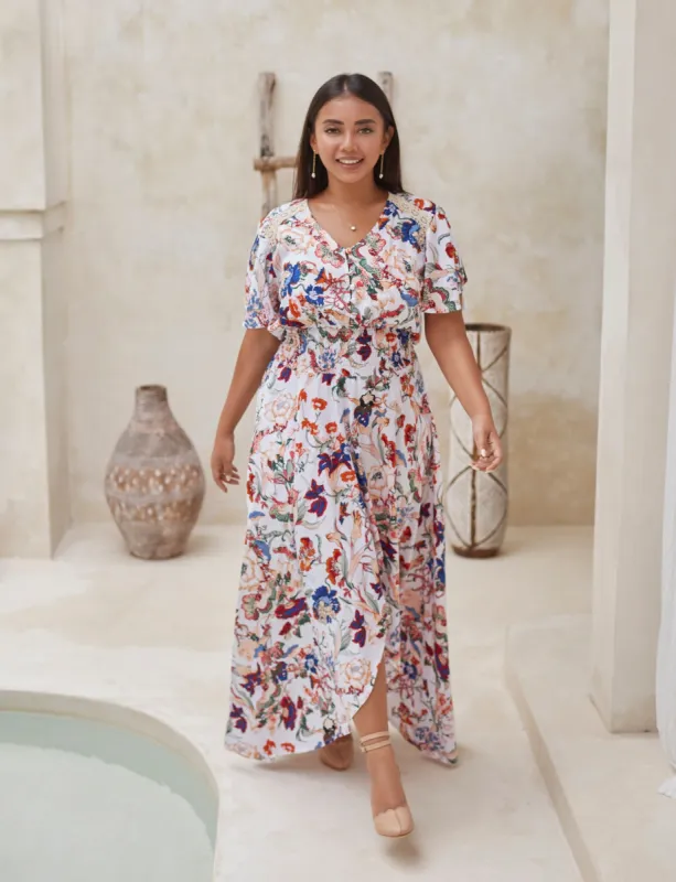 Del Sol High Low Floral Dress - Plus sold by Dress Barn