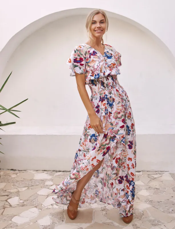 Del Sol High Low Floral Dress sold by Dress Barn