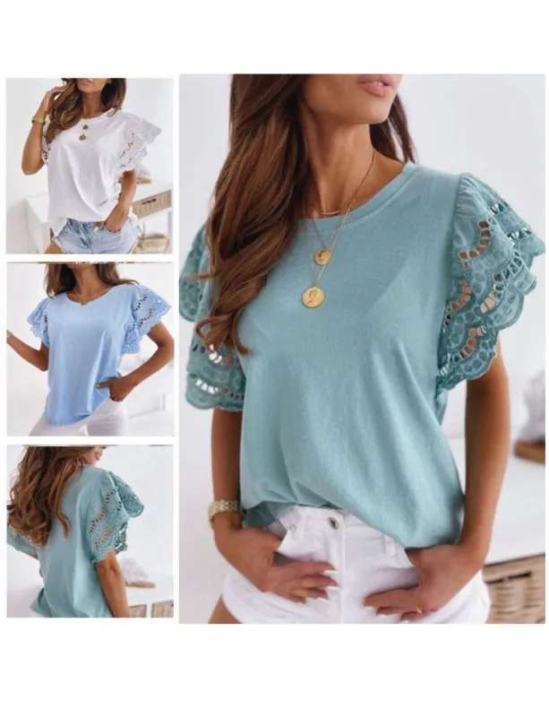 Jasmine Lace Top - Plus sold by Dress Barn