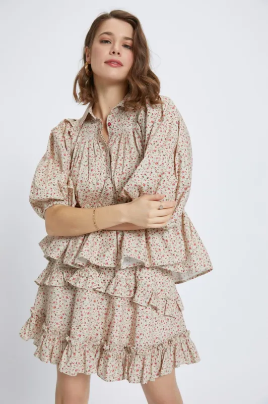 Floral Voluminous Top sold by Dress Barn