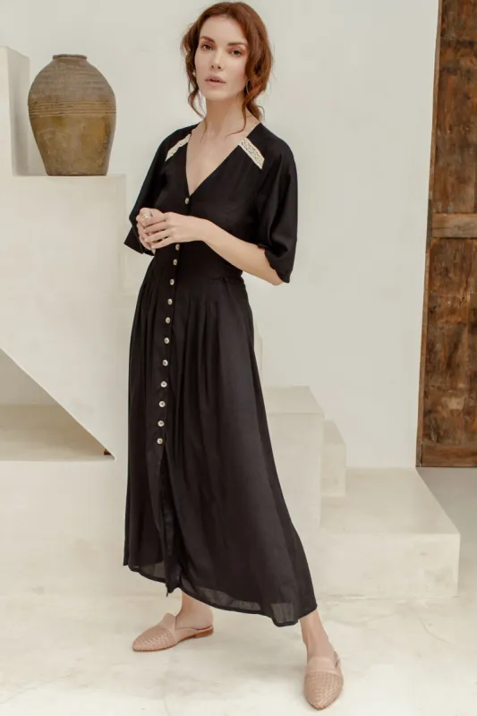 Lola Button Up Midi Dress - Plus sold by Dress Barn