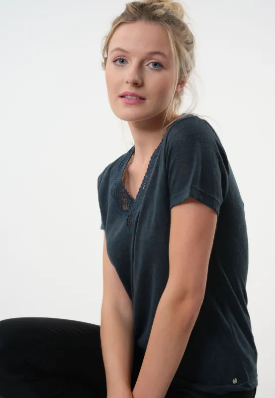 Deeluxe Hayden V Neck T-Shirt sold by Dress Barn