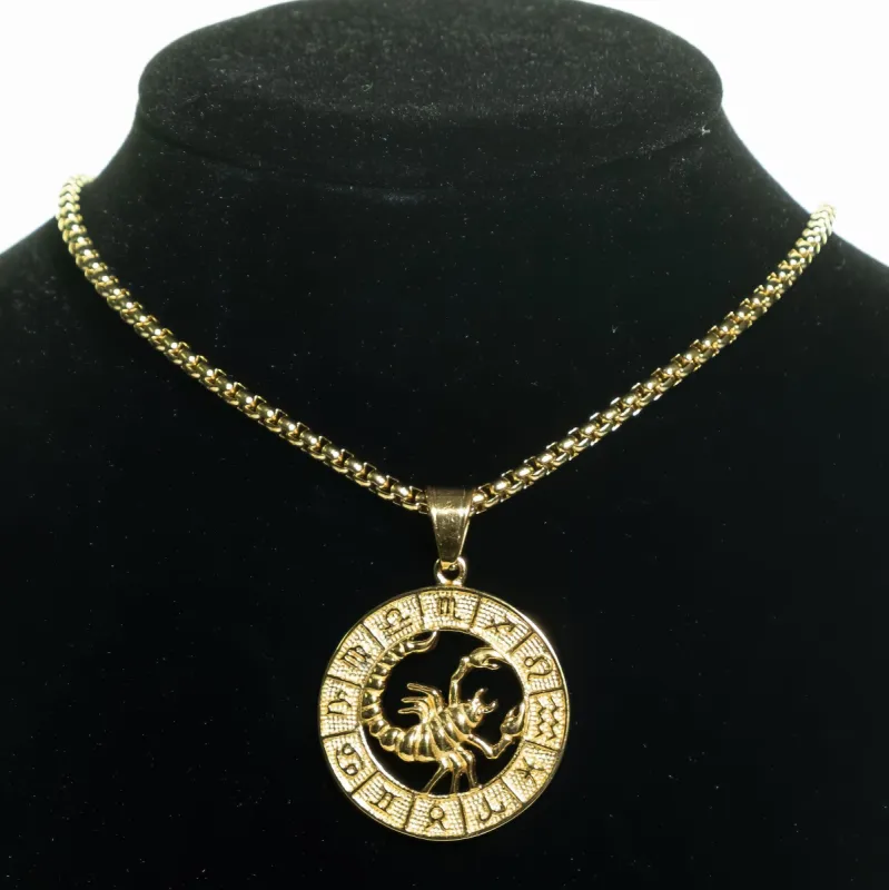 Dell Arte by Jean Claude Scorpio Zodiac Sign Pendant Necklace sold by Dress Barn