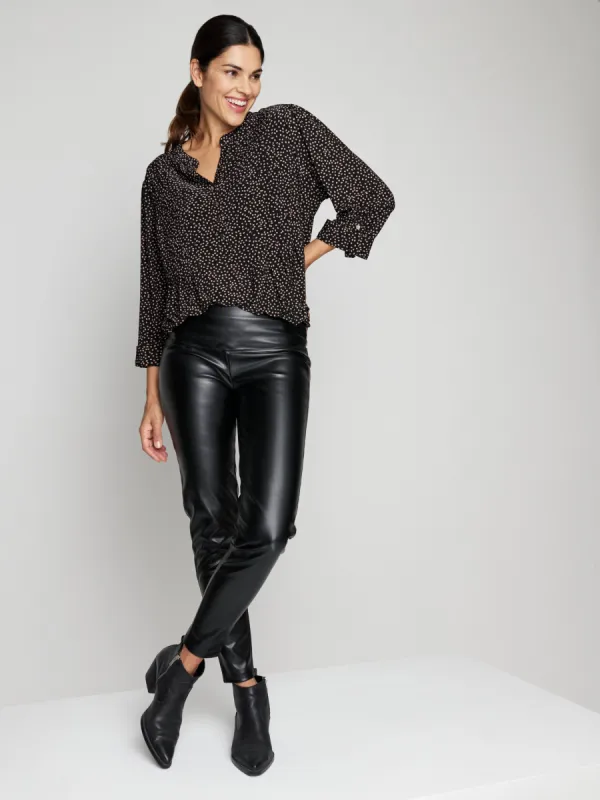 Roz & Ali Tummy Control Faux Leather sold by Dress Barn