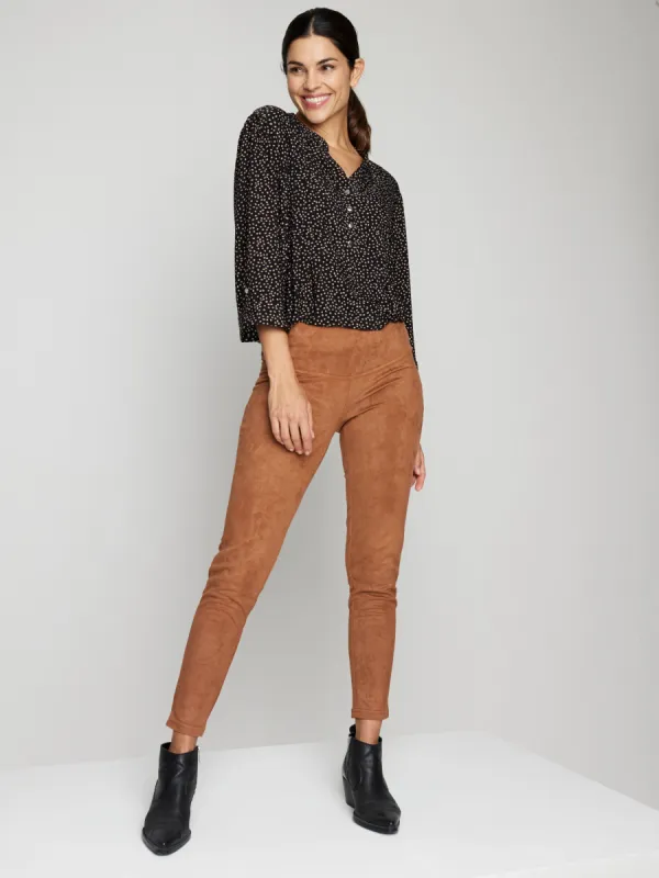 Roz & Ali Tummy Control Faux Suede sold by Dress Barn