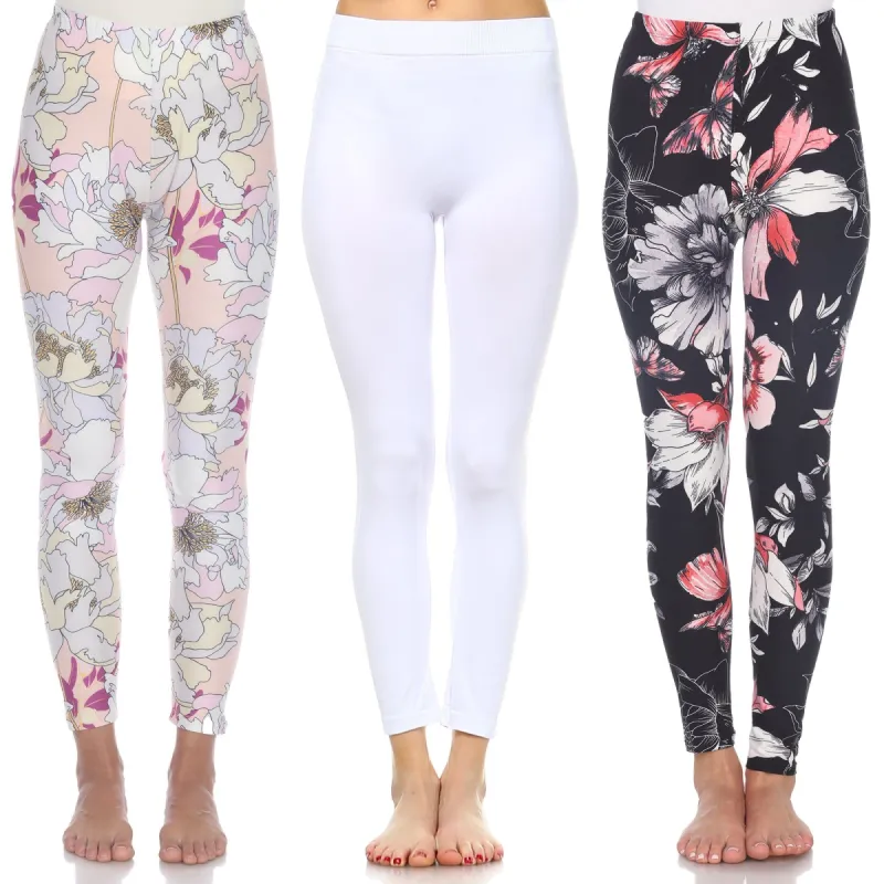 Floral Pack of 3 Leggings sold by Dress Barn
