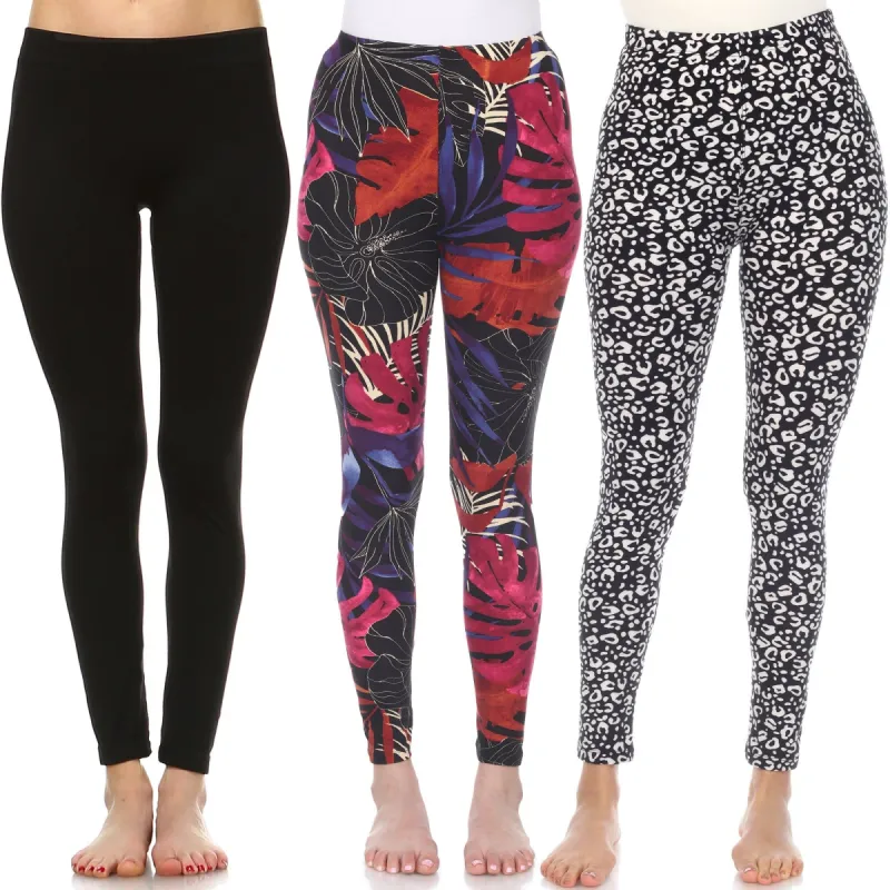 Tropical Pack of 3 Leggings sold by Dress Barn