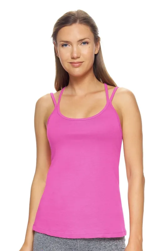 MoCA Plant Based Strappy Cami Shirt - Plus sold by Dress Barn
