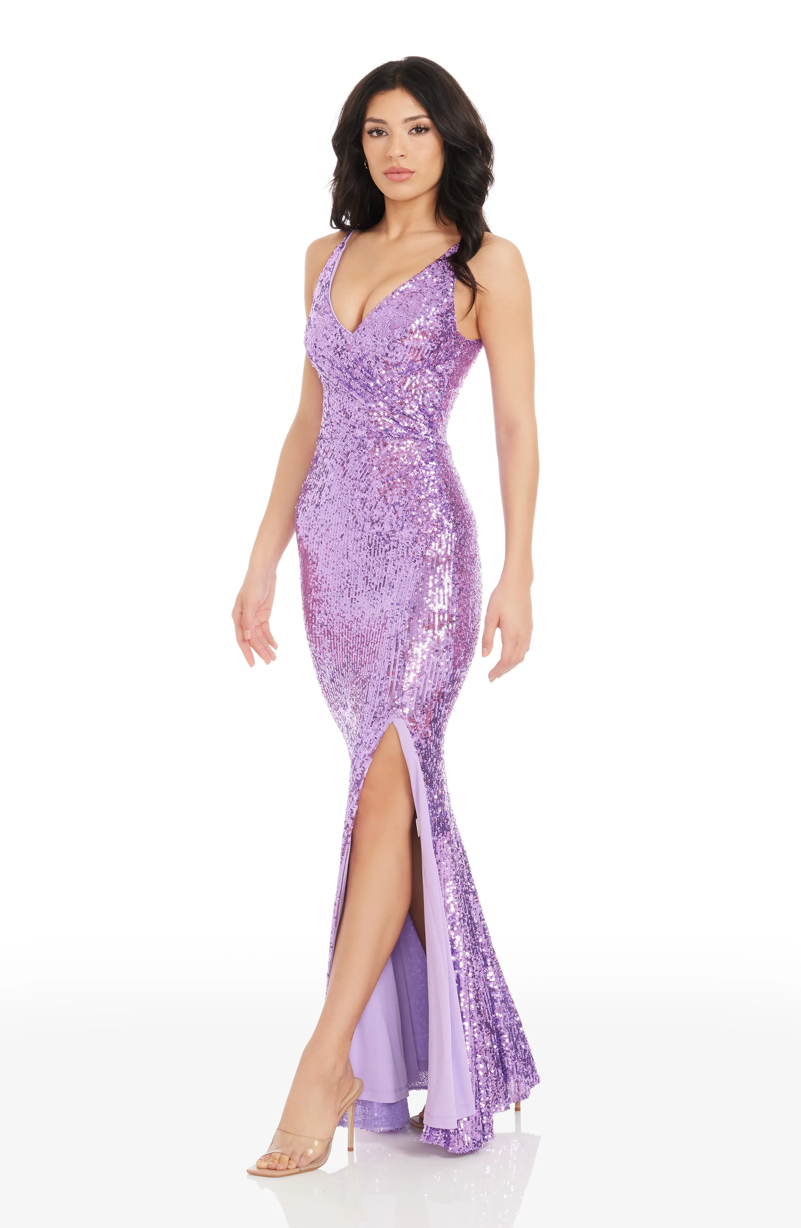Jordan Sequin Gown sold by Dress the Population product image thumbnail 5