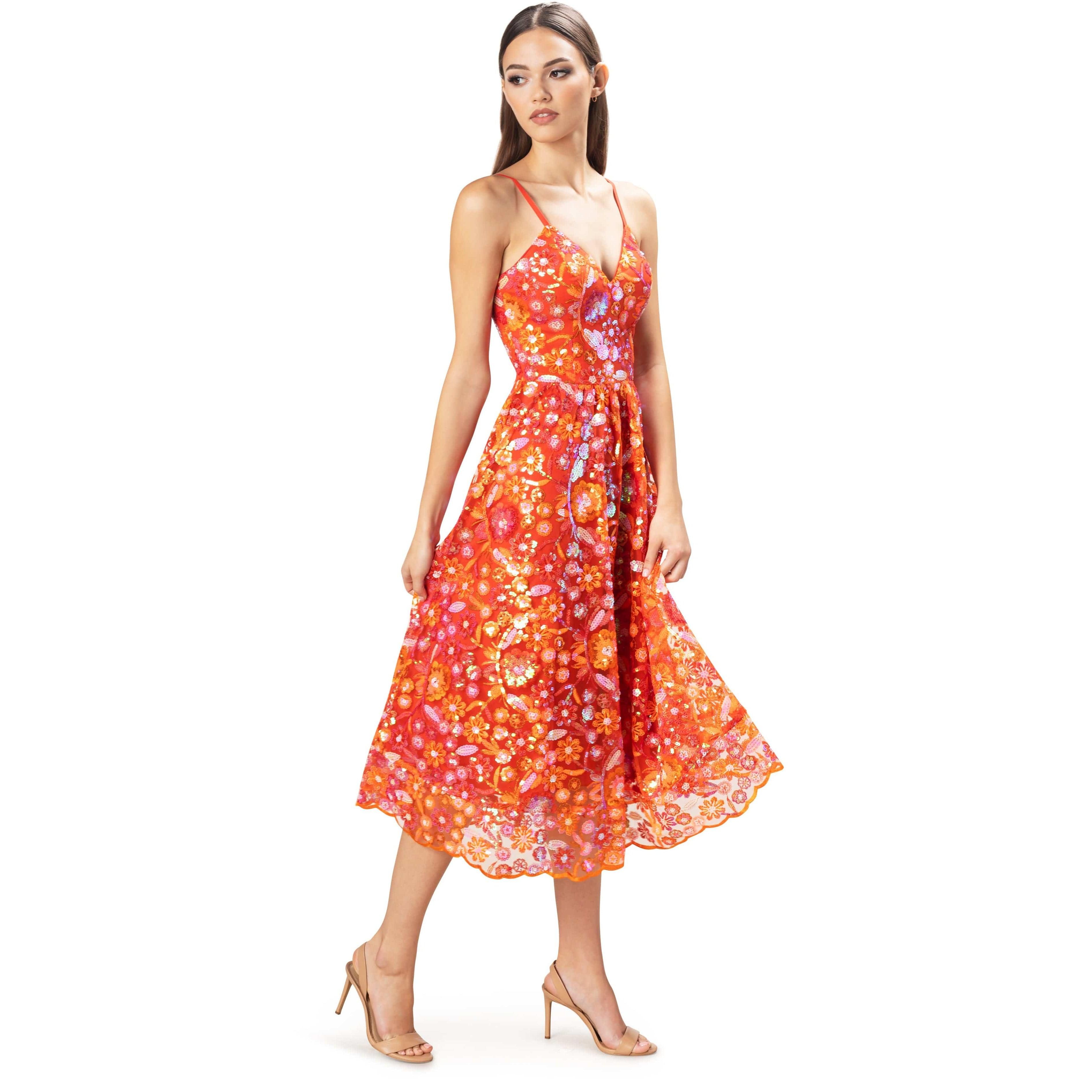 Maren Meadow Sequin Dress sold by Dress the Population