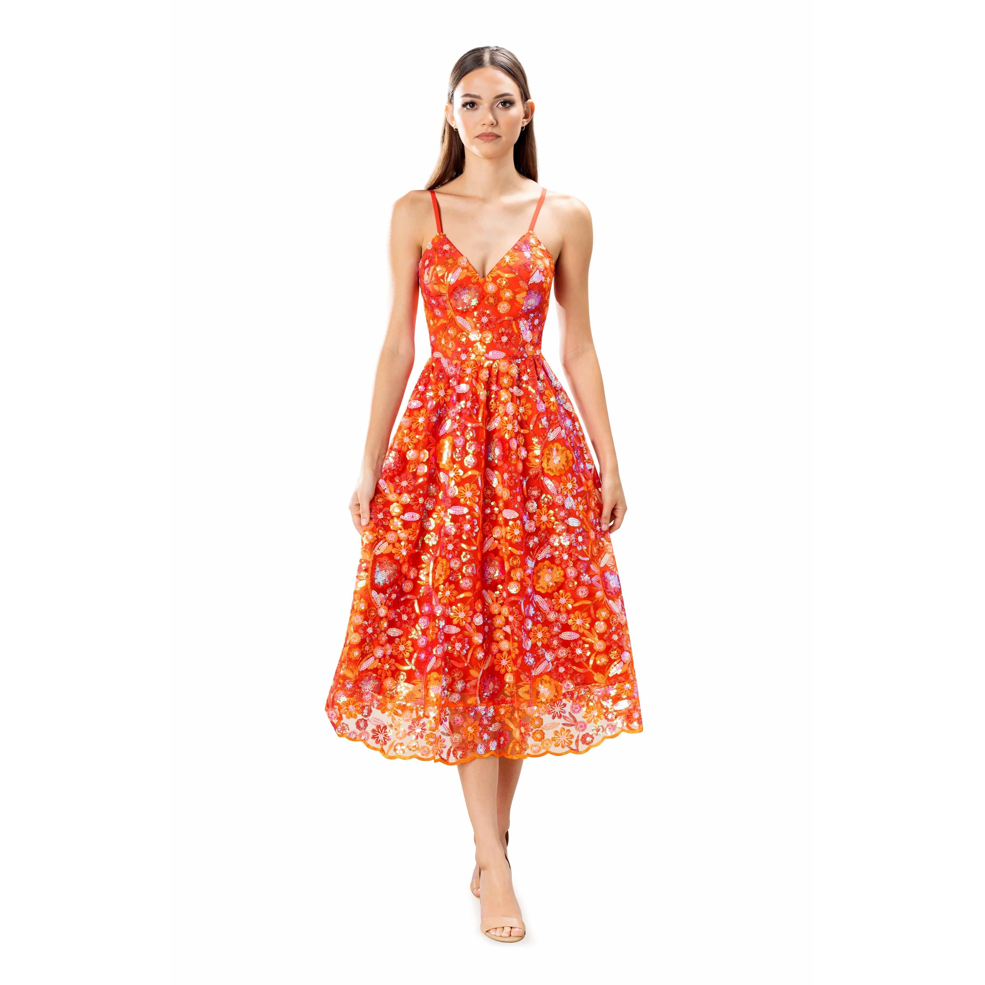 Maren Meadow Sequin Dress sold by Dress the Population product image thumbnail 2