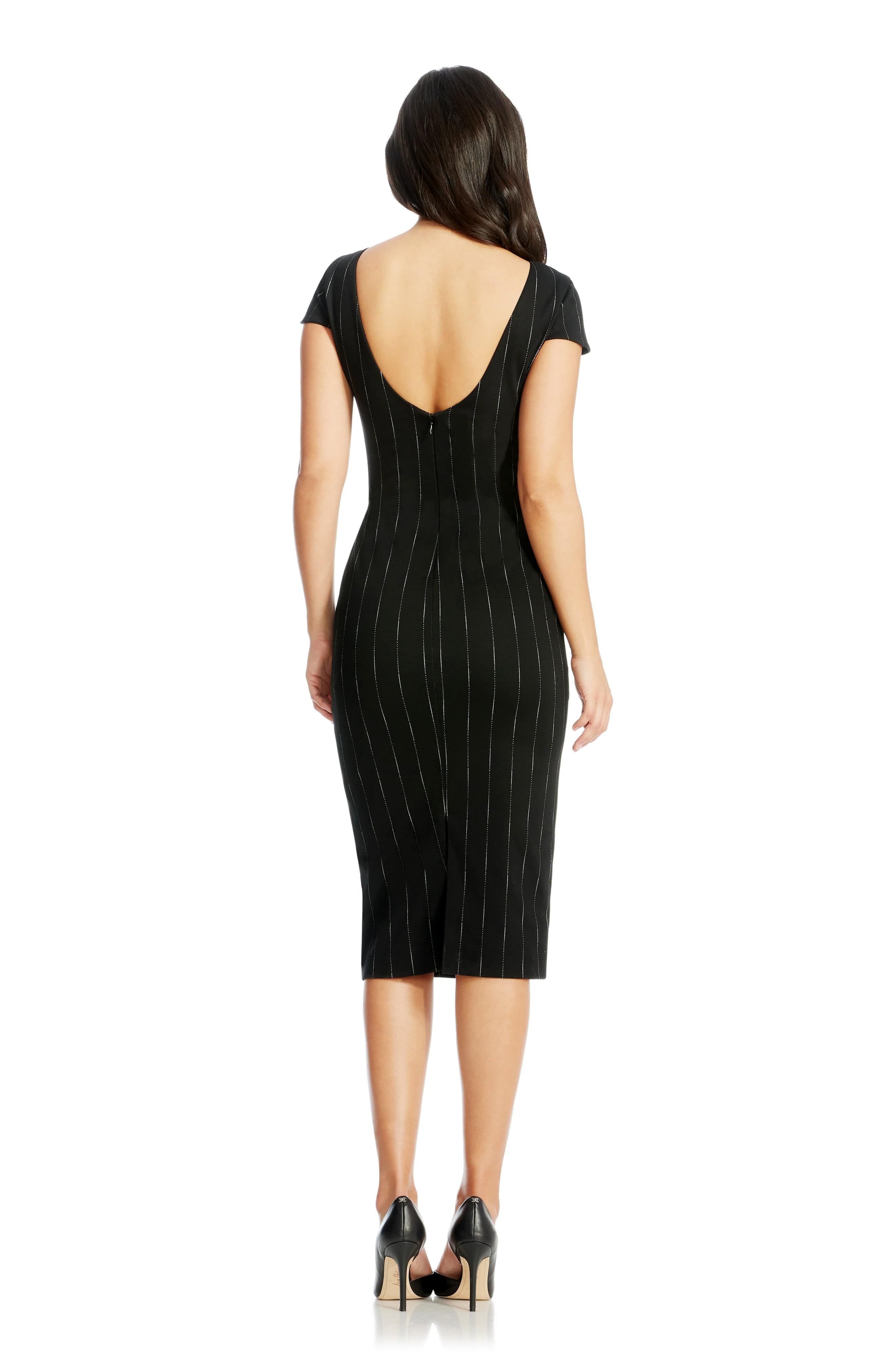 Marcella Pinstripe Dress sold by Dress the Population product image thumbnail 3