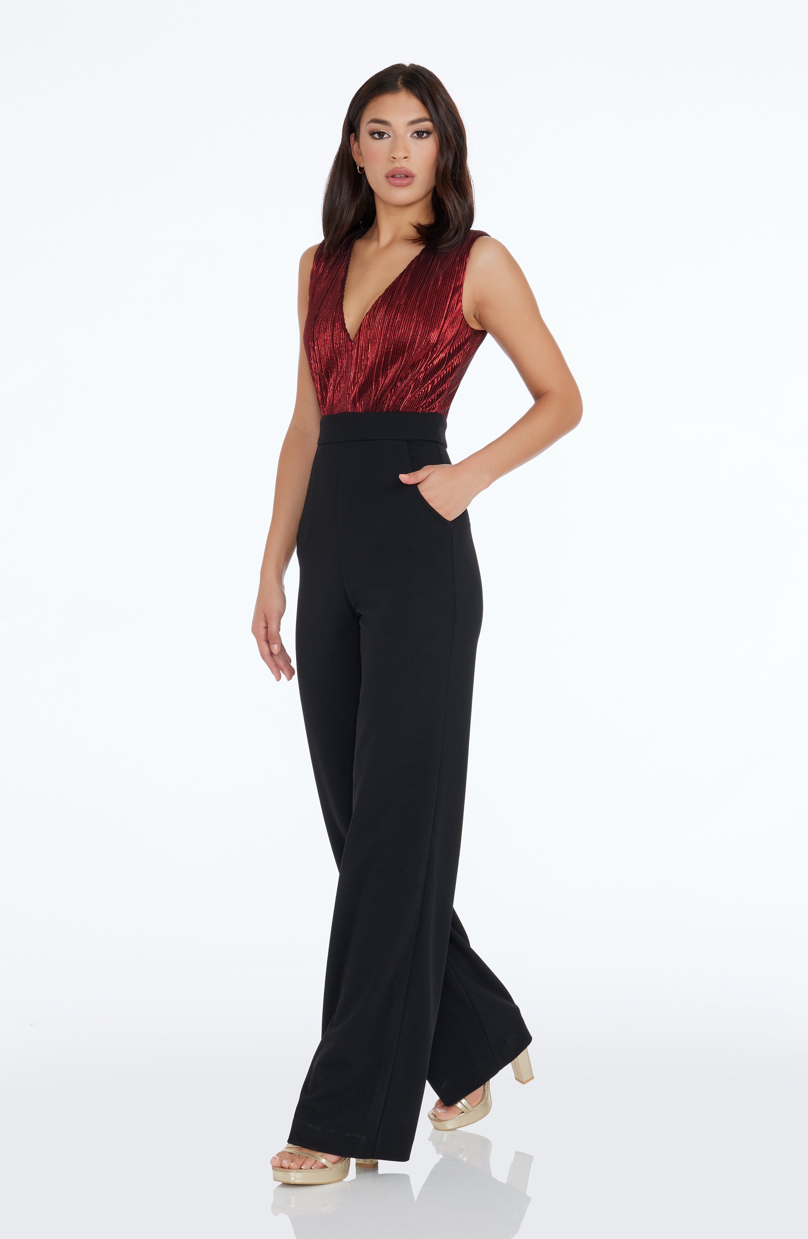 Everette Jumpsuit sold by Dress the Population product image thumbnail 2