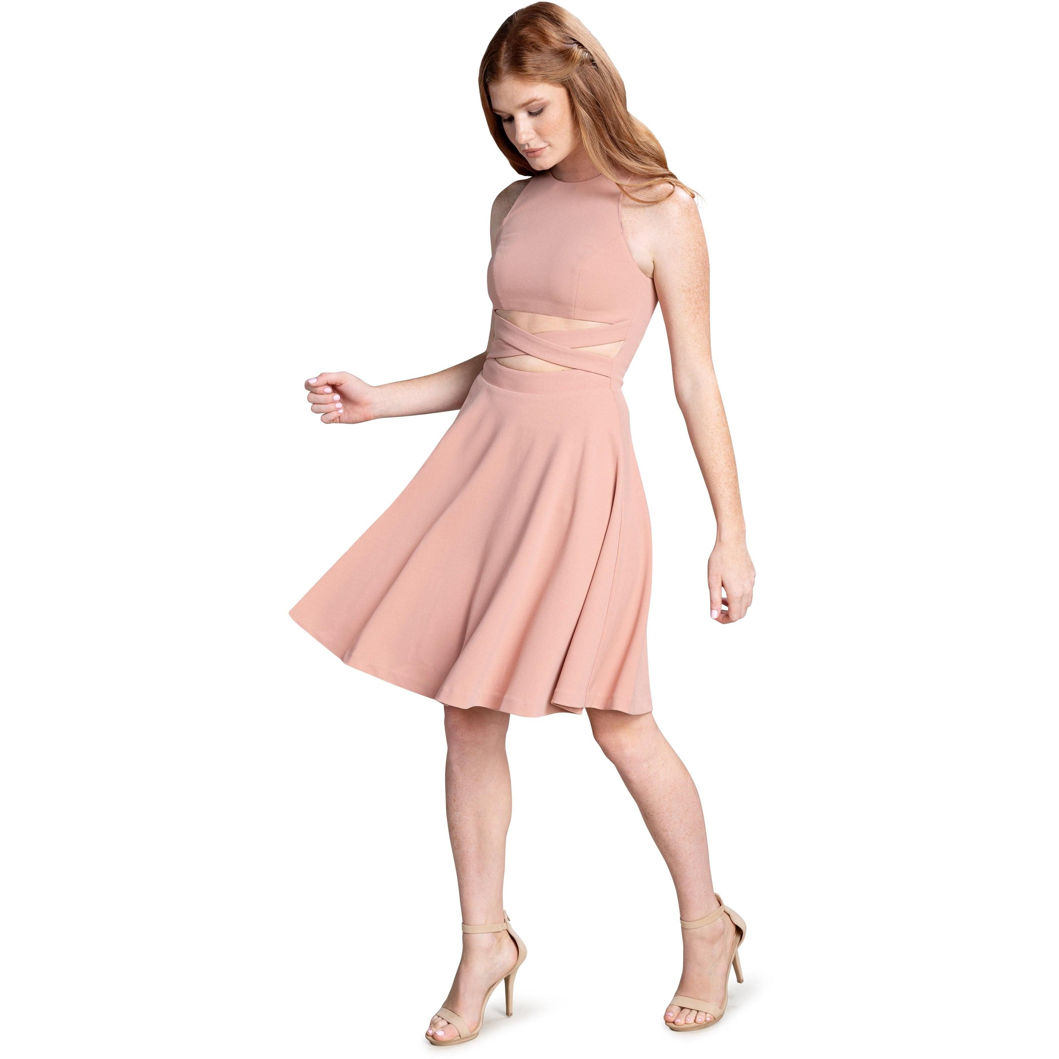 Mariela Cutout Fit And Flare Dress sold by Dress the Population