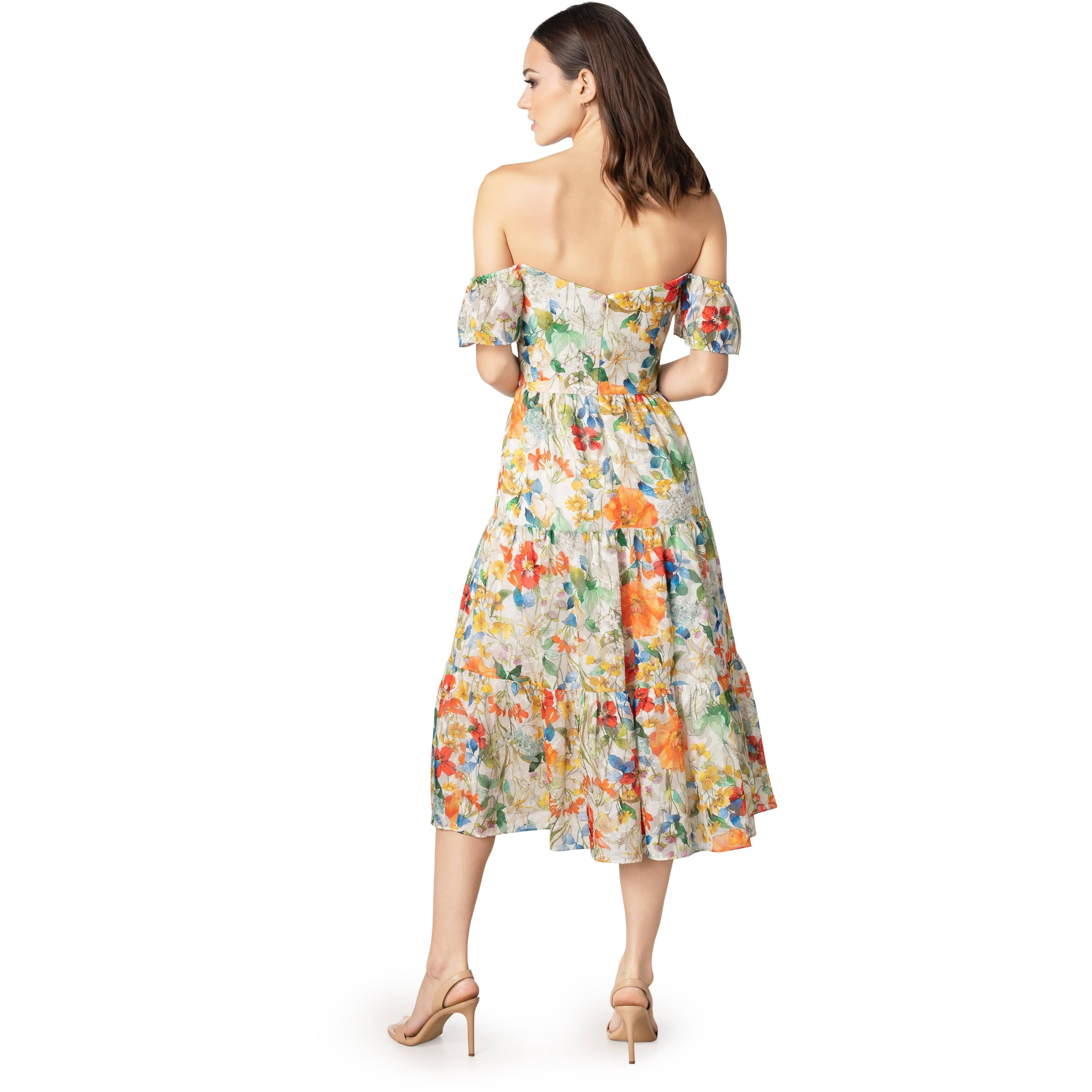 River Printed Dress sold by Dress the Population product image thumbnail 3