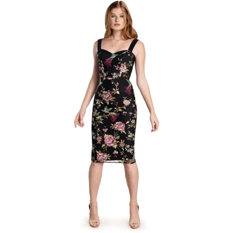 Nicole Embroidered Dress sold by Dress the Population