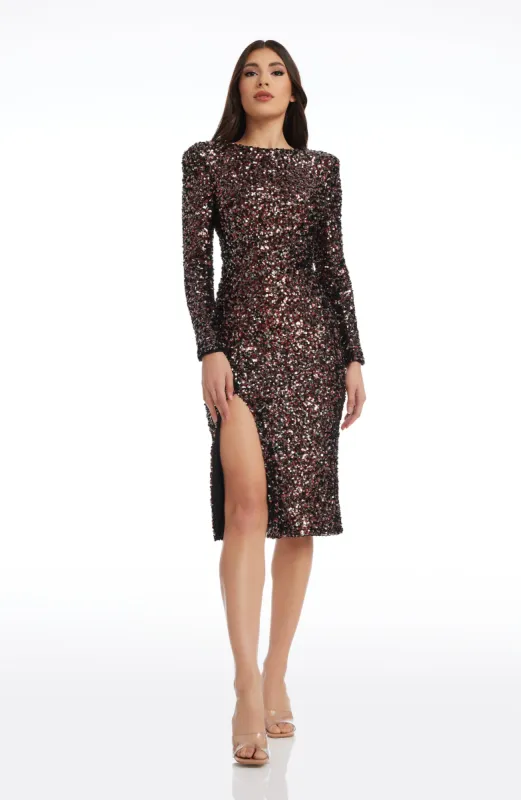 Natalie Scattered Sequin sold by Dress the Population