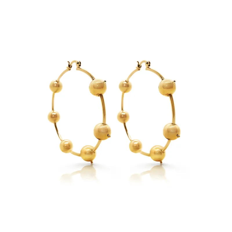 Baller Hoops Gold sold by Dress the Population
