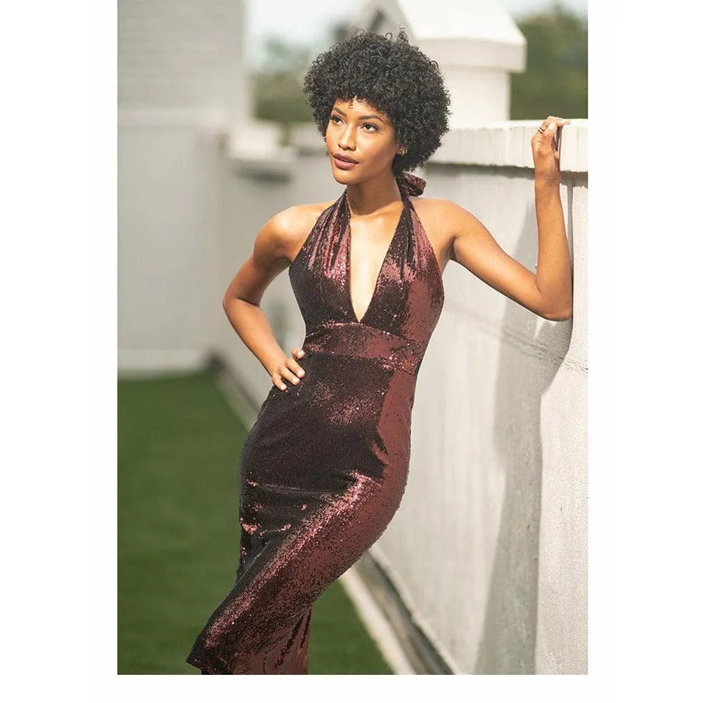 Vanessa Sequin Dress sold by Dress the Population product image thumbnail 5