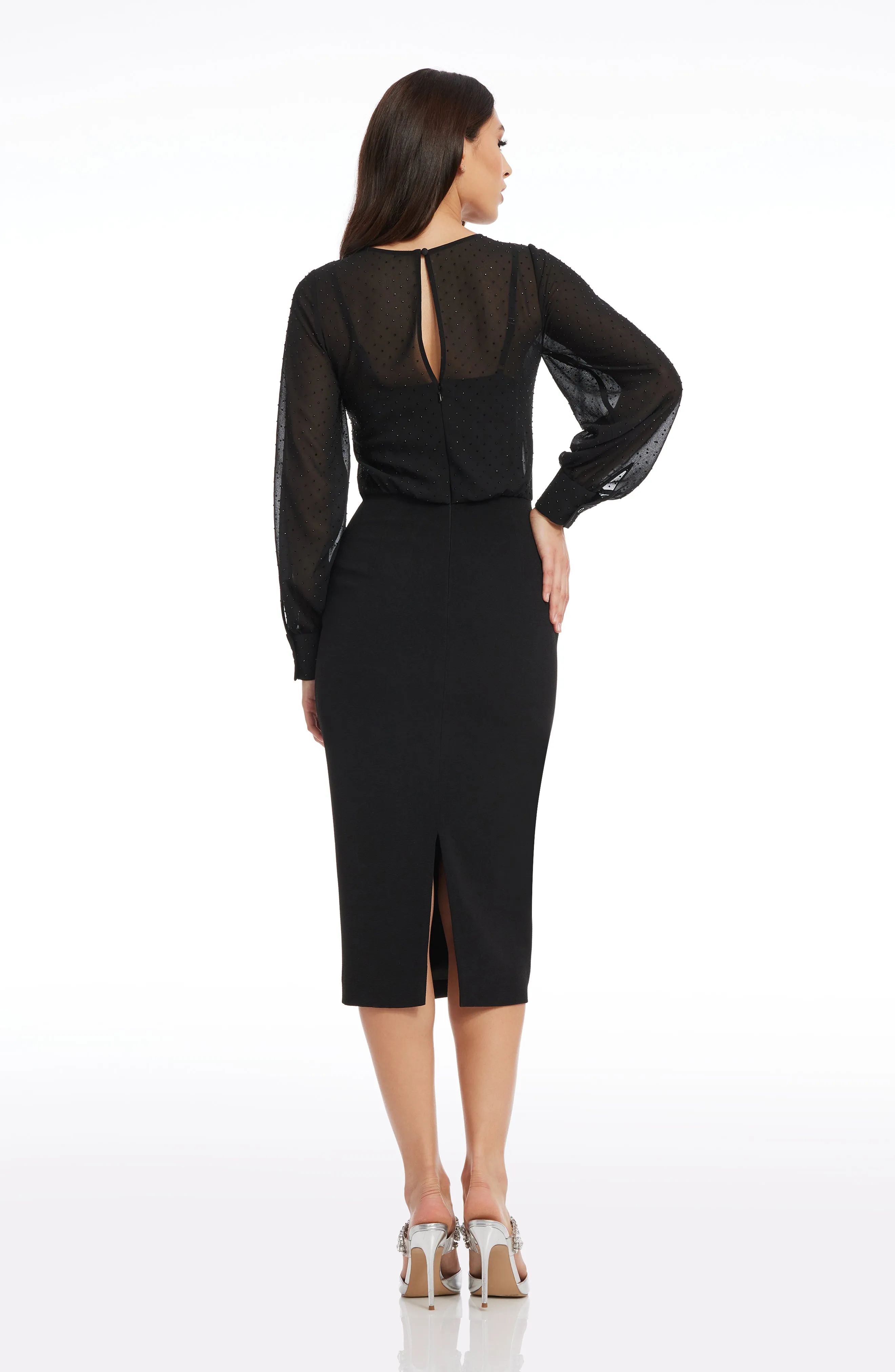 Pilar Mixed Media Dress sold by Dress the Population product image thumbnail 3