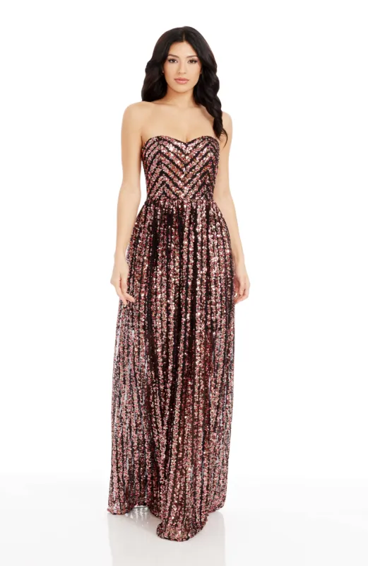 Audrina Dress sold by Dress the Population