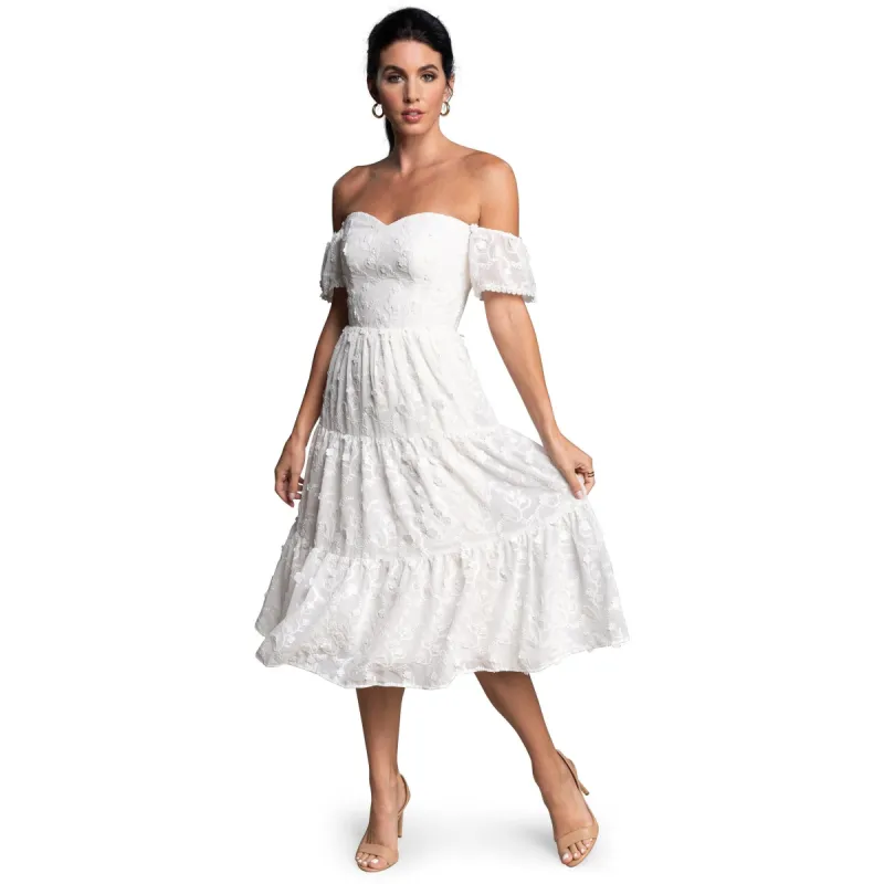 River Whimsical Tiered Dress sold by Dress the Population