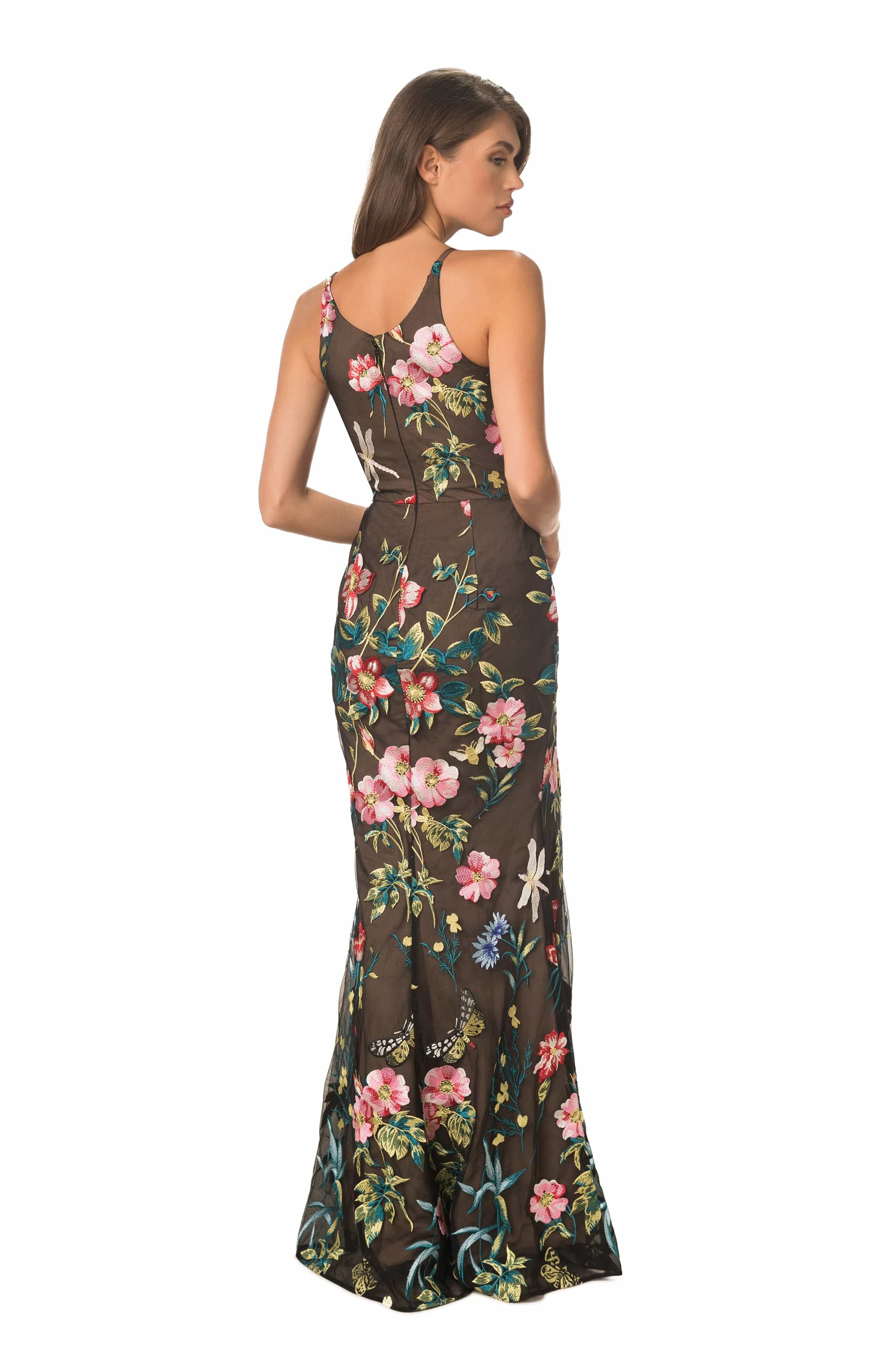 Iris Embroidered Gown sold by Dress the Population product image thumbnail 3