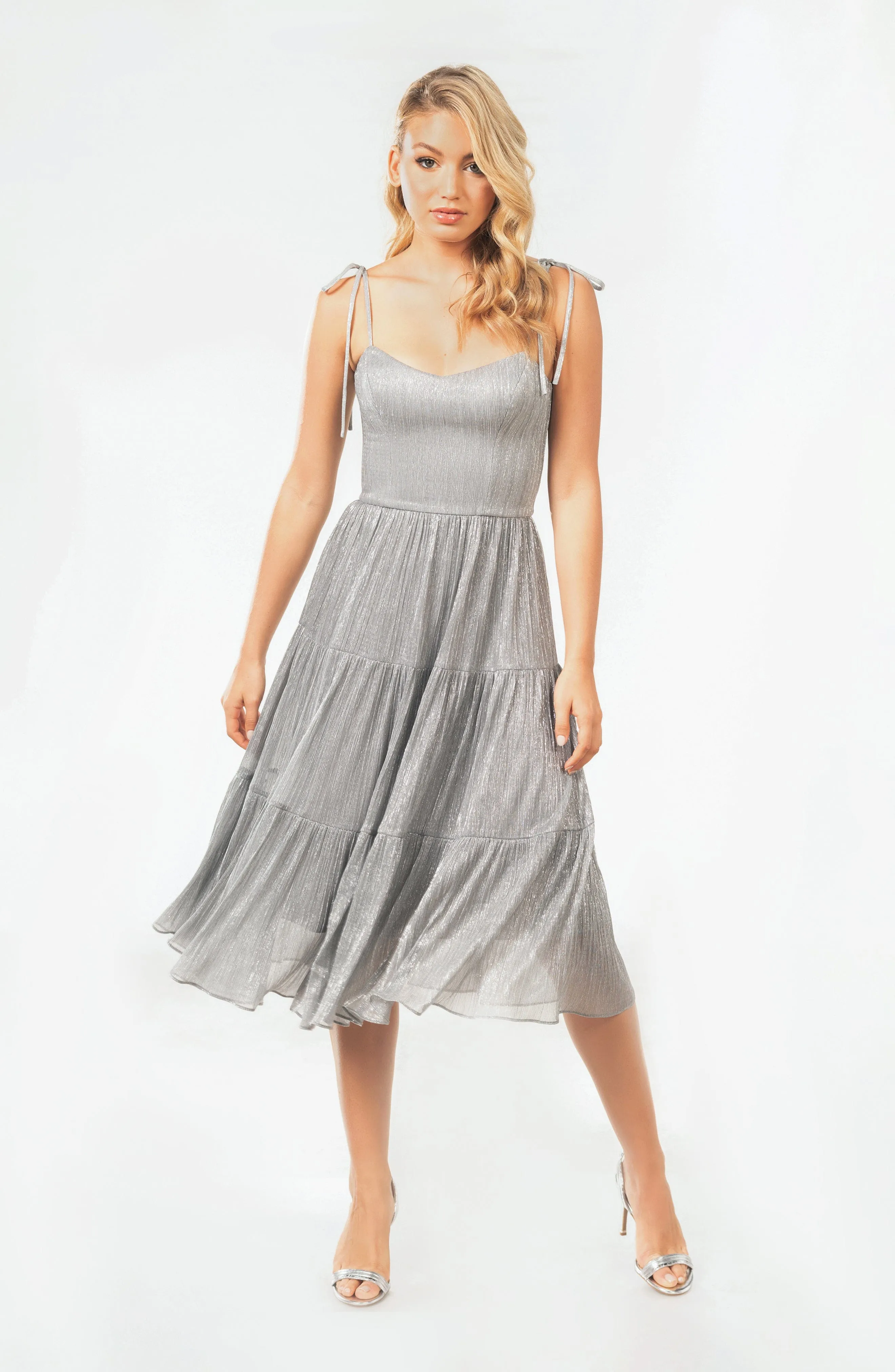 Dream Metallic Dress sold by Dress the Population product image thumbnail 5