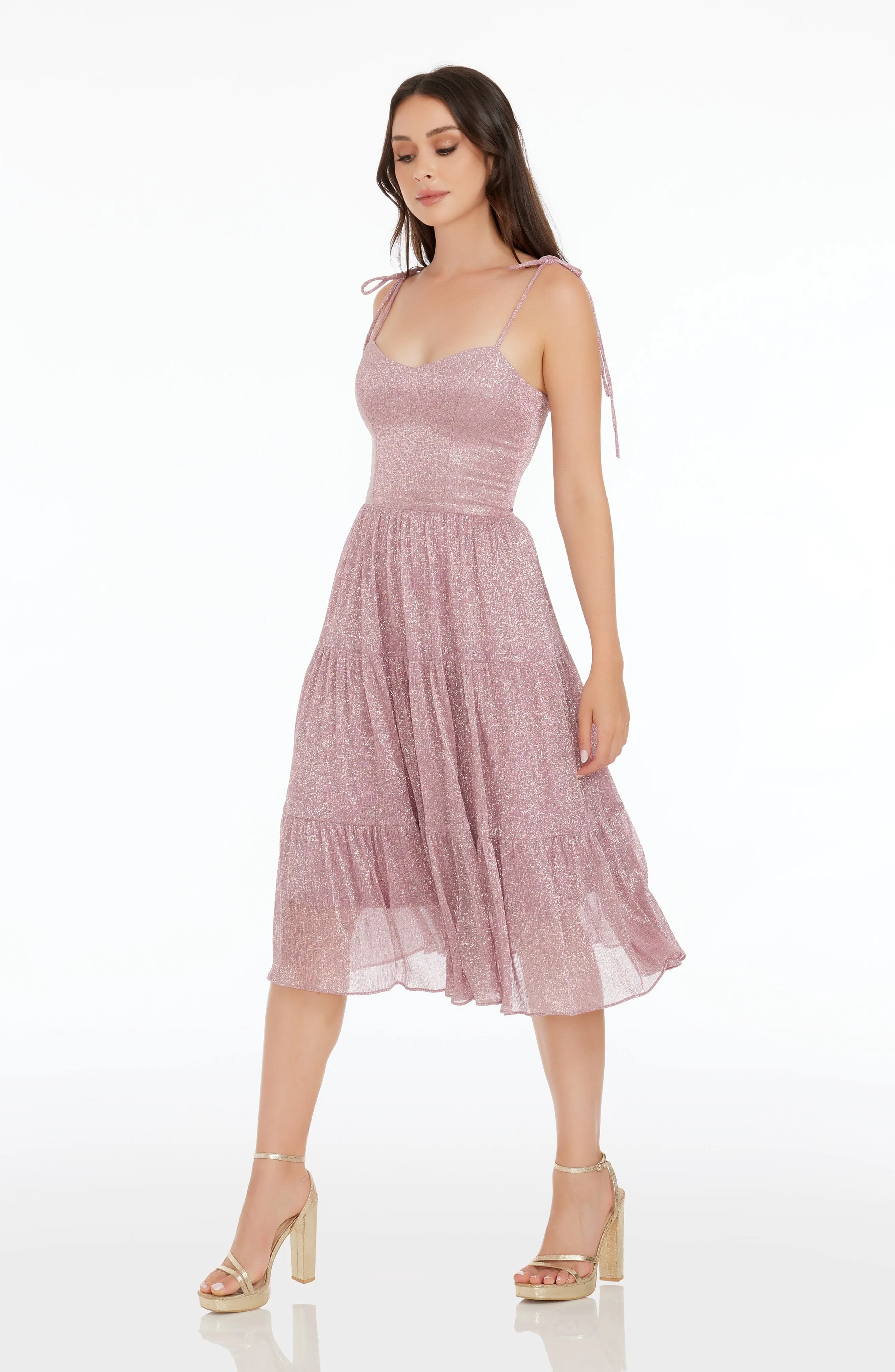 Dream Metallic Dress sold by Dress the Population product image thumbnail 3