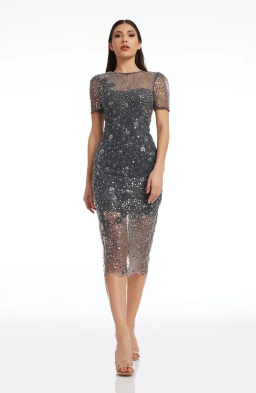 Lia 3D Beaded Dress made by Dress the Population