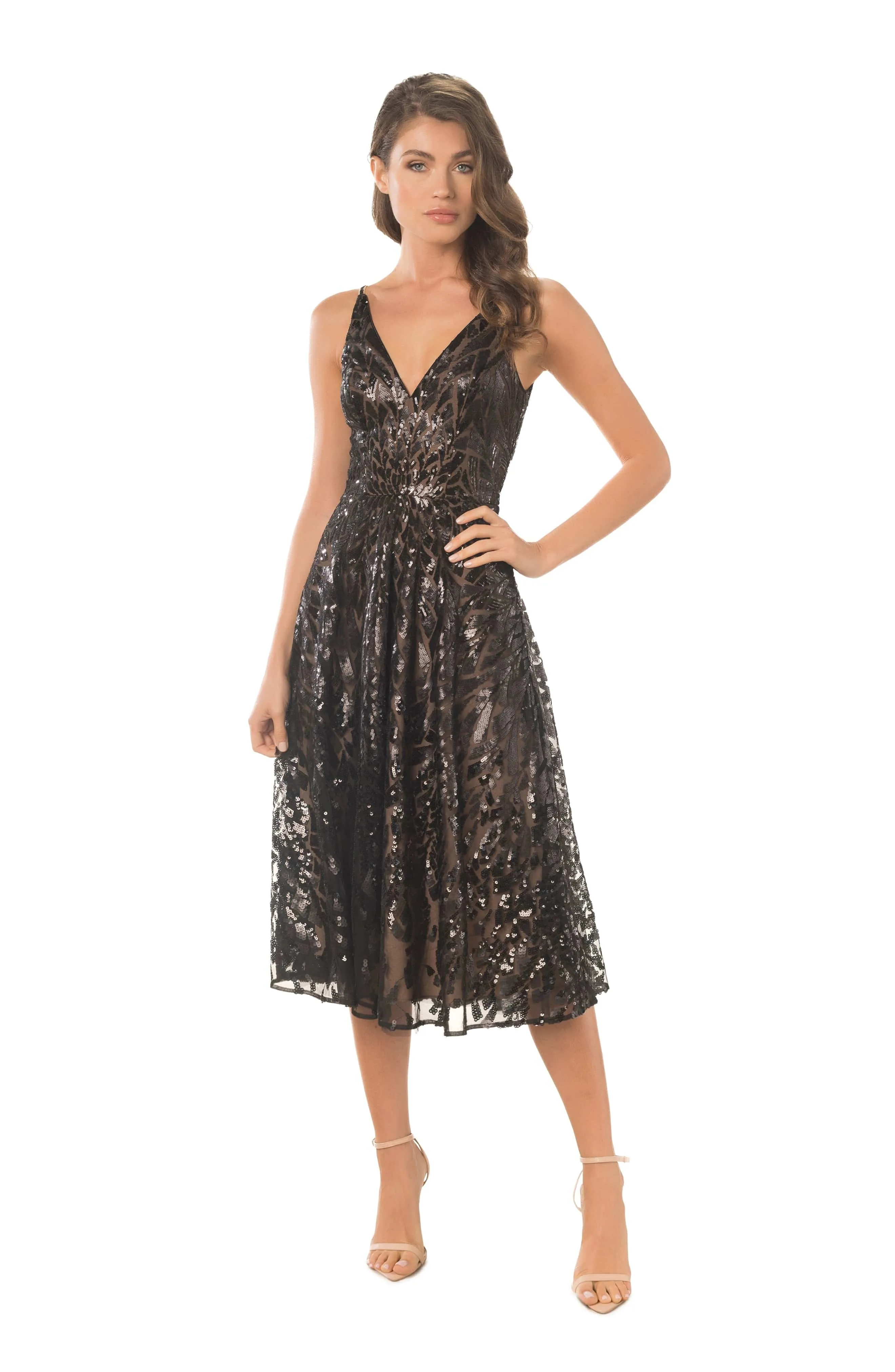 Elisa Starburst Sequin Dress sold by Dress the Population