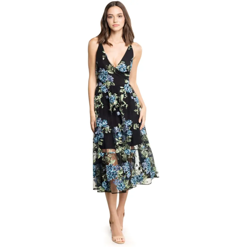 Paulette 3D Floral Dress sold by Dress the Population